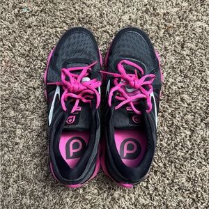 Brooks Black and Pink Athletic Shoes